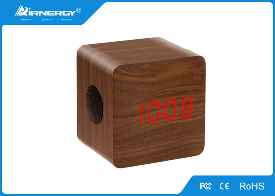 Fashionable Qi Wireless Charging Alarm Clock With Bluetooth Speaker LOGO OEM ODM