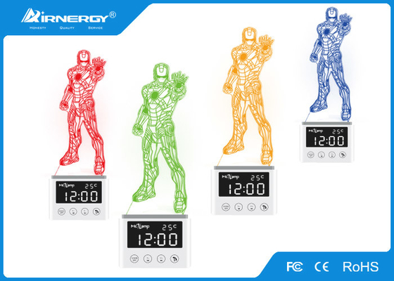 Custom Bluetooth Alarm Clock Light Hand Touch With Dual Channel , 5V/4A Power Adaptor