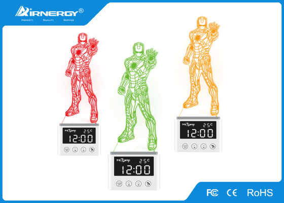 Custom Bluetooth Alarm Clock Light Hand Touch With Dual Channel , 5V/4A Power Adaptor