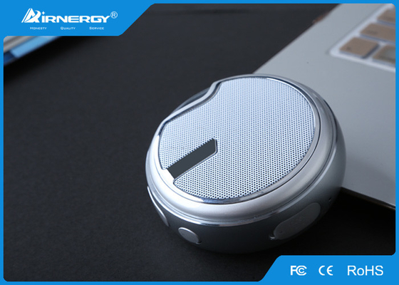 Sliver Home Bluetooth Speakers , Portable Mini Wireless Speaker DC5V/1A Voltage