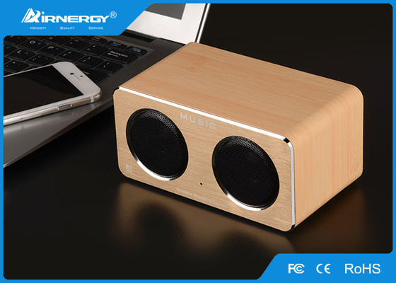 Lightweight Wood Retro Wireless Speaker BTV4.1 Rechargable For Travel