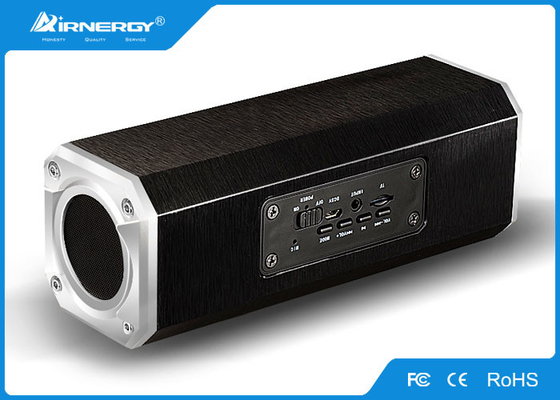Black V4.2 Bluetooth Wooden Wireless Speakers Music Box With Super Bass