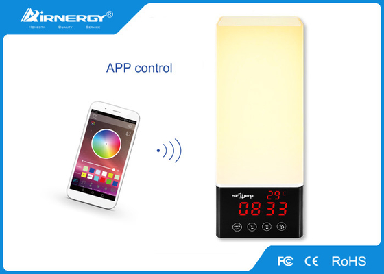 9.6 와트 힘을 가진 APP 블루투스 스피커 다채로운 LED 빛을 일어나십시오